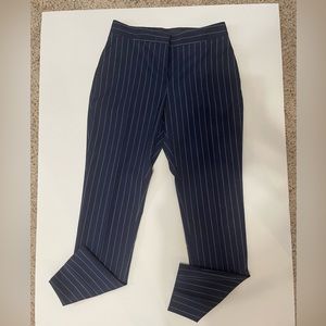 NWT Brooks Brothers Navy pinstripe trouser, size 2